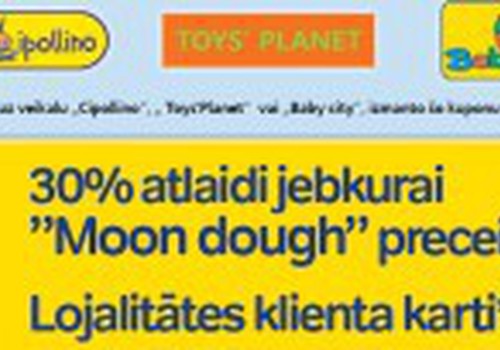 Получи 30% скидку на покупку волшебного теста Moon Dough!