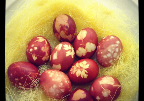 Наши красивые пасхальные яйца!