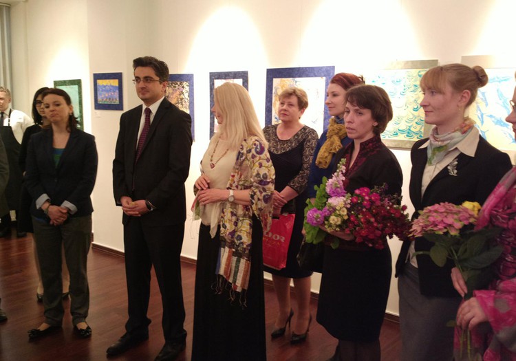 Выставка Эбру в Турецком посольстве
