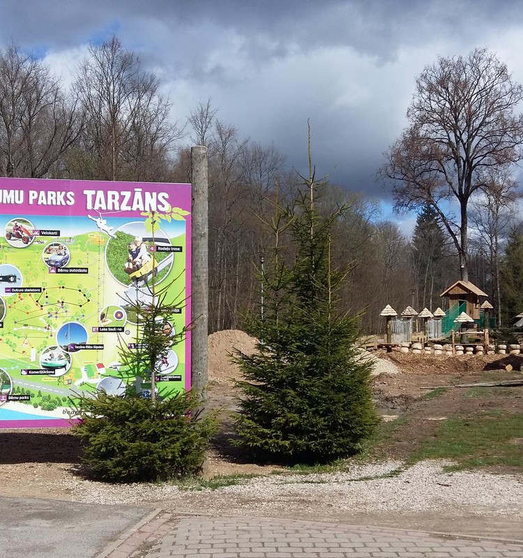 Парк приключений "Тарзан" в Сигулде