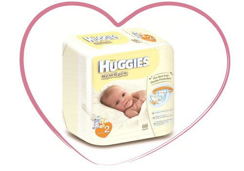 Новые подгузники Huggies® Newborn с индикатором влажности и особым кармашком