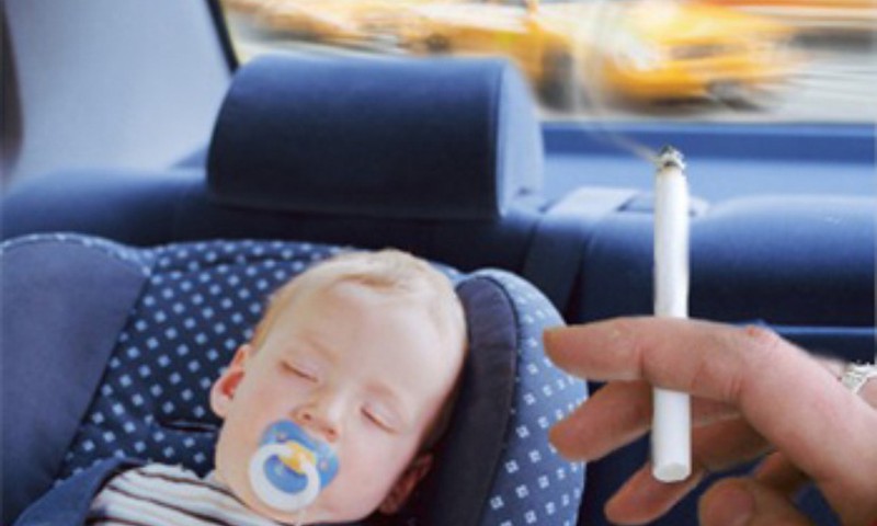 Курение в присутствии детей запретят законом 