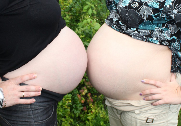 ДИСКУССИЯ: Совместная беременность в фотографиях