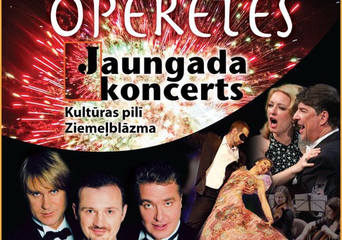 Новогодние концерты Оперетты 14 и 29 декабря в 18:00 в замке культуры Зиемельблазма