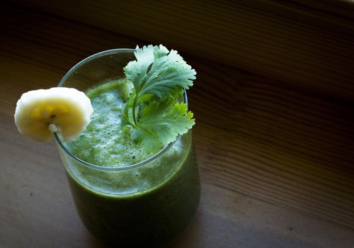 Зелёные коктейли для здоровья