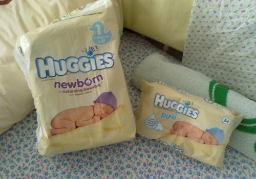 Мои любимые и первые подгузники Huggies Newborn