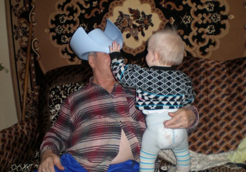 Ковбойская шляпа-горшочек для деда!