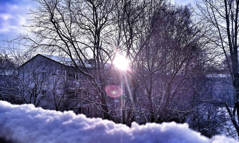 Долгожданный первый снег!