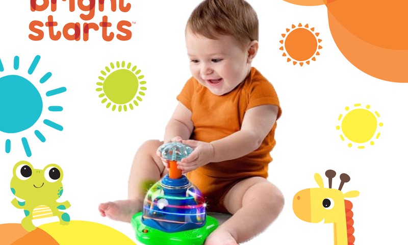 Предлагаем ПРОТЕСТИРОВАТЬ развивающие игрушки для детей Bright Starts!
