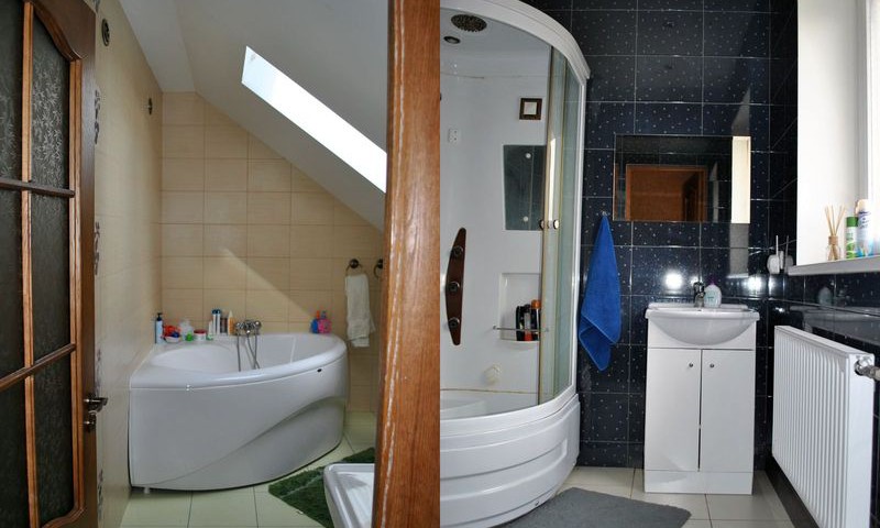 Одна ванная комната –мало, а две – хлопотно, но удобноооооо!!!
