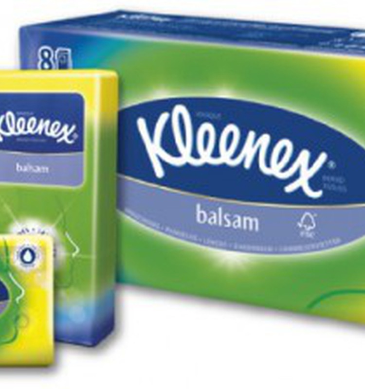 Kleenex® - салфетки для нежной защиты носиков