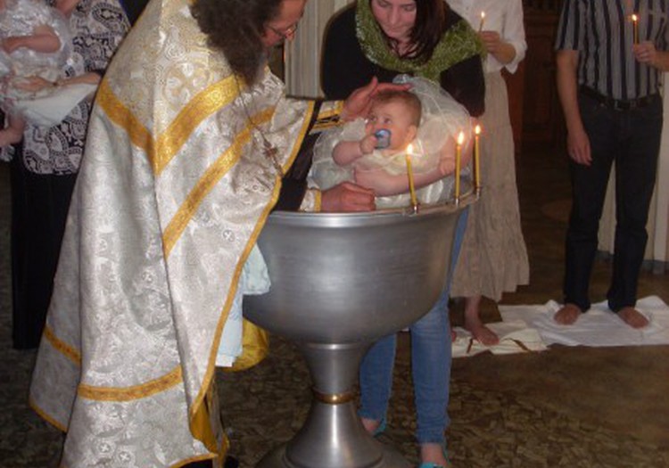 Крещение любимой доченьки