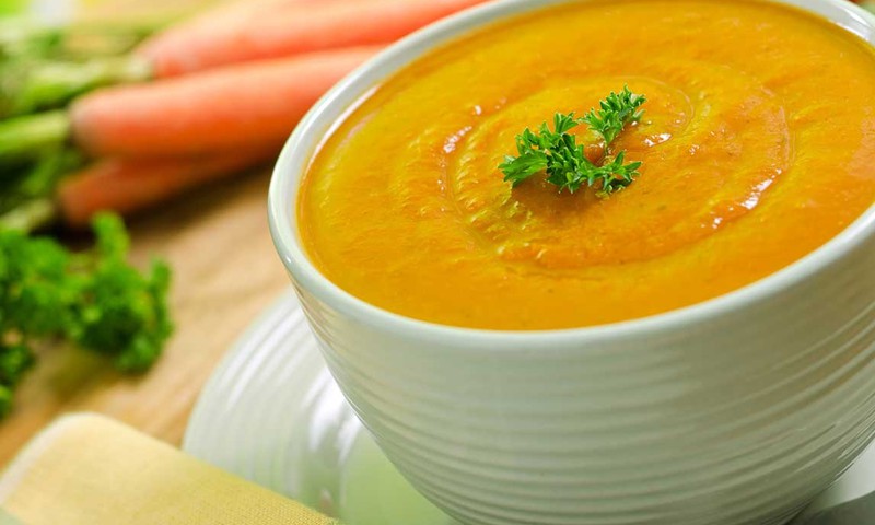 Рецепты для кормящих мам - морковный крем-суп и курочка в фольге
