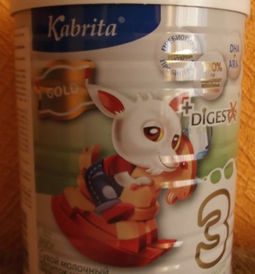 Бифидобактерии через козье молочко Kabrita