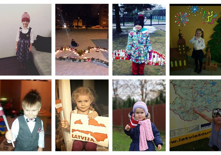 Вручаем подарки маленьким патриотам Латвии!