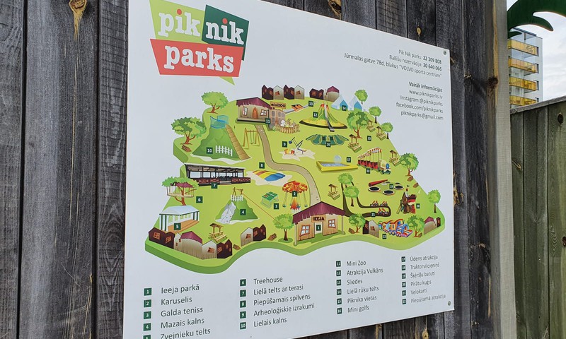 Парк аттракционов и мини-зоо PIK NIK в Иманте