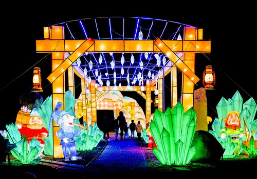 Впервые в Межапарке открыт мультимедийный «Сад света» для всей семьи