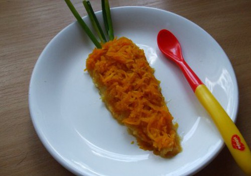 Овощное пюре “морковка”