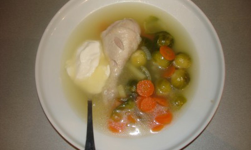 Суп из брюссельской капусты