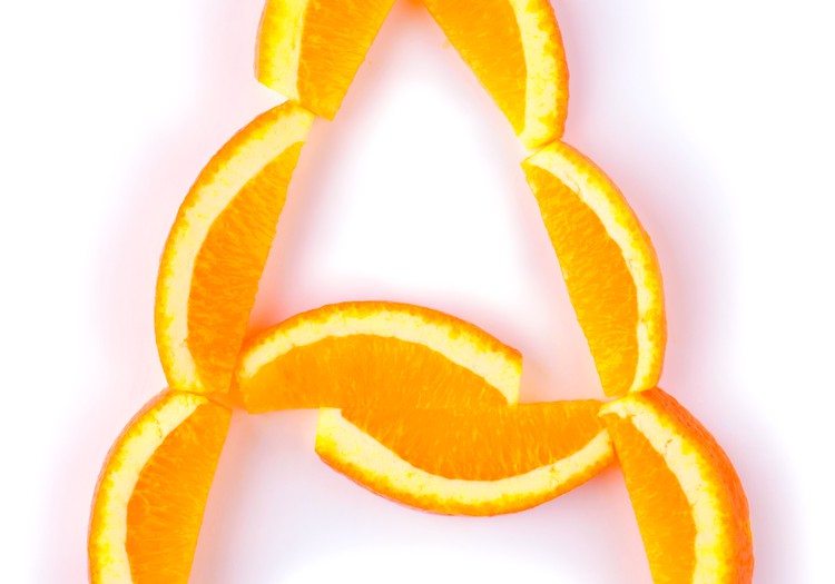 Буква А (оранжевая)