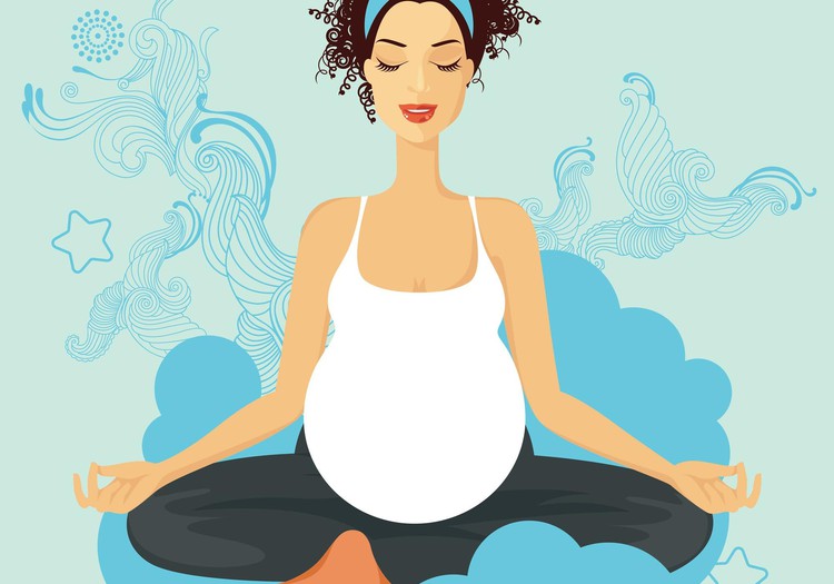 ОЛЯ: Беременность и контроль веса (пробую йогу)