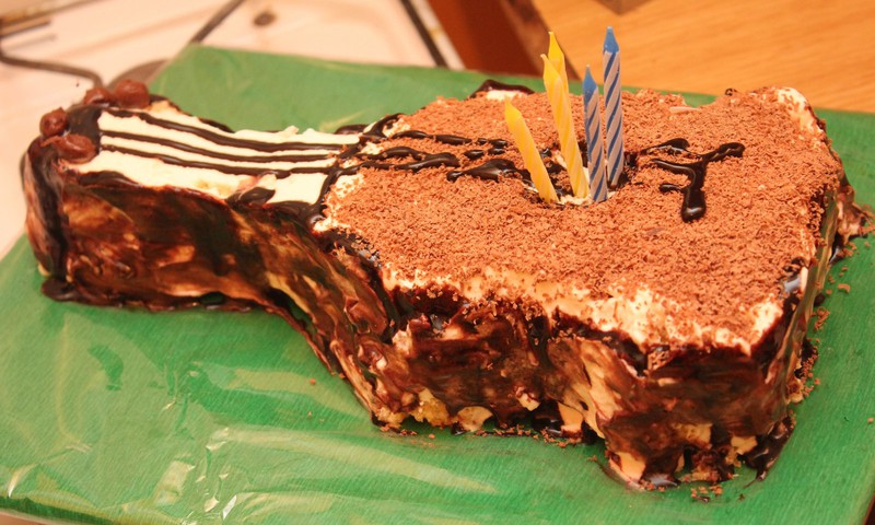Когда у мужа вдруг день рождения или очень быстрый торт 