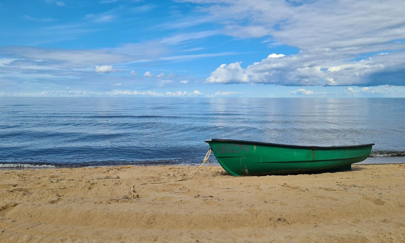 Латвийские каникулы: Пляж Саулкрасты