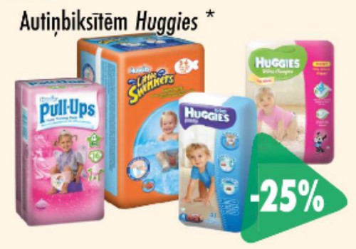 Акция в магазинах Prisma: для тех, кто с радостью носит Huggies®!