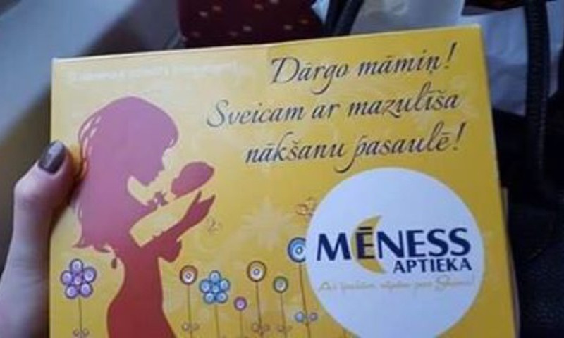 Бесплатные комплекты для беременных в "Mēness aptiekа" доступны со следующей недели