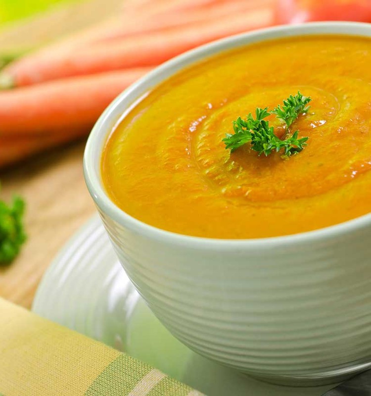 Рецепты для кормящих мам - морковный крем-суп и курочка в фольге