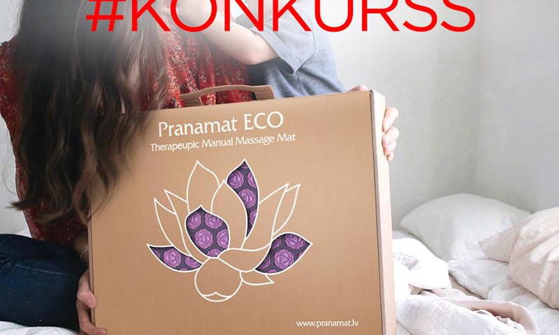 КОНКУРС НА FACEBOOK: Выиграй себе массажный коврик Pranamat ECO стоимостью 100EUR!