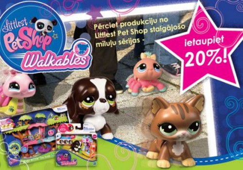 Отличный подарок – серия любимцев Littles Pet Shop с 20% скидкой!