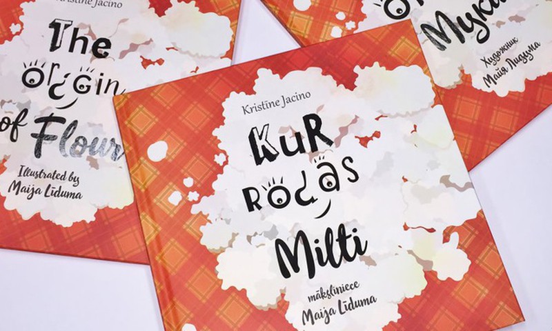 Вручаем познавательную книгу "Откуда мука"!