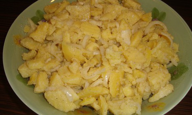 2. Запеканка из вареной картошки