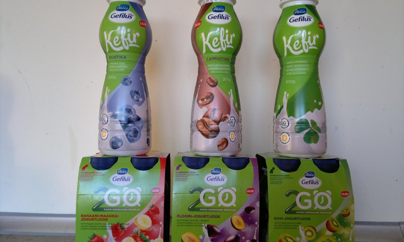 Дегустируем кефир Valio