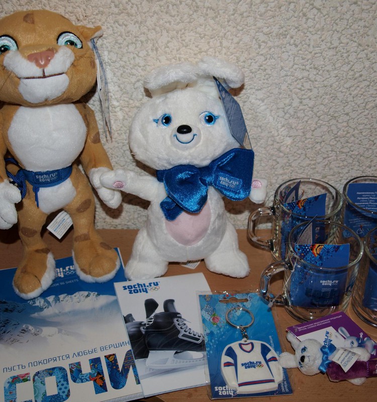 Наши сувениры ХХII Зимних олимпийских игр в Сочи-2014