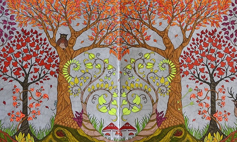 АНТИСТРЕСС РАСКРАСКИ: Радужные лабиринты и волшебные деревья