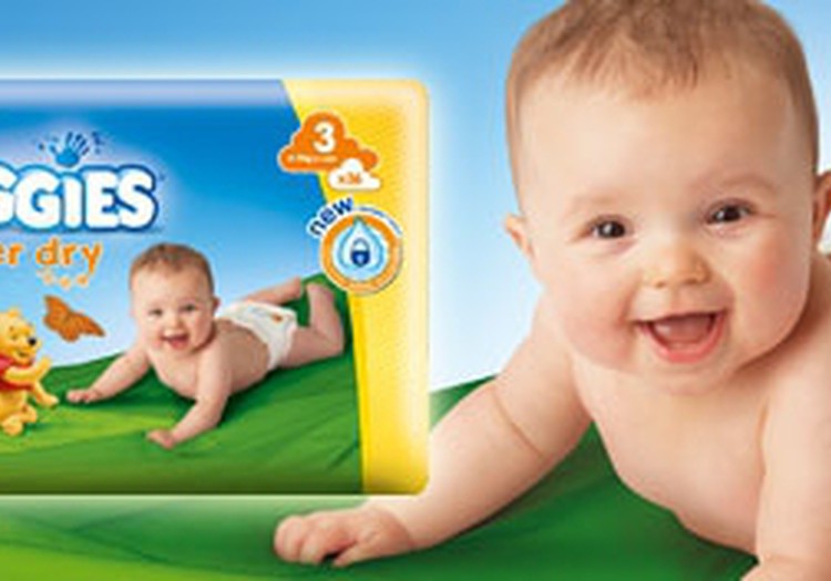 Новые Huggies® Super Dry - защита до 12 часов