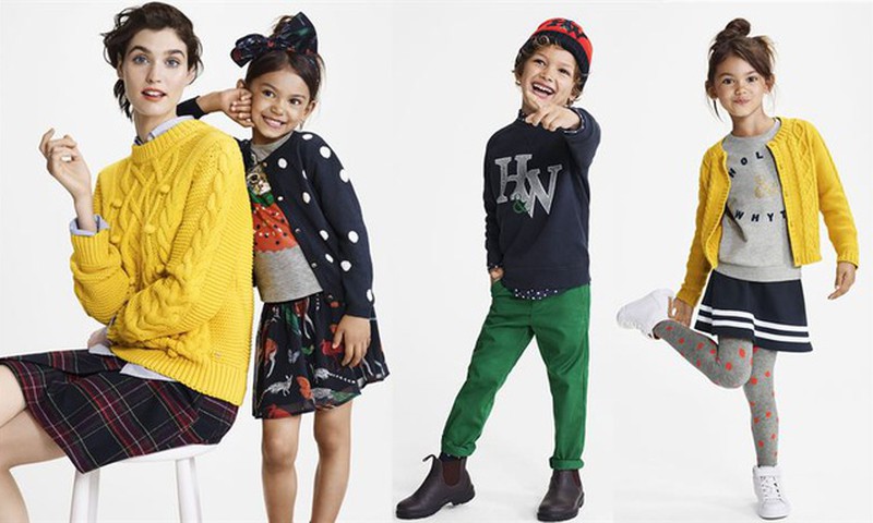К коллекции Lindex "Holly & Whyte" добавлена детская линия одежды