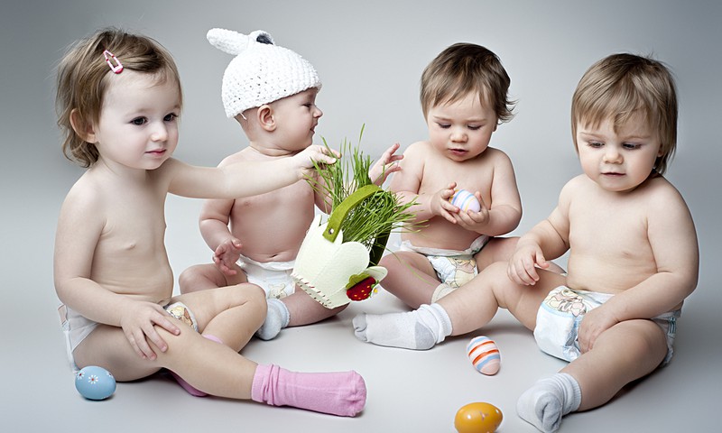 Пасхальная фотосессия деток Маминого Клуба