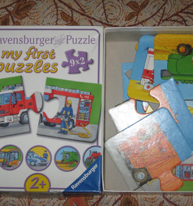 НОВАЯ РУБРИКА "ИГРОТЕКА": My first puzzles от Ravensburger