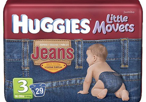 Оцените подгузники HUGGIES® Little Movers Jeans Diapers!