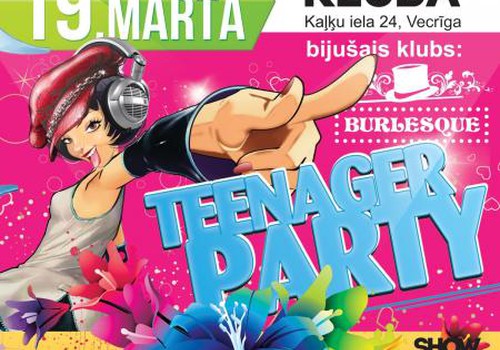"TEENAGER Party" - новый формат вечеринок для молодежи