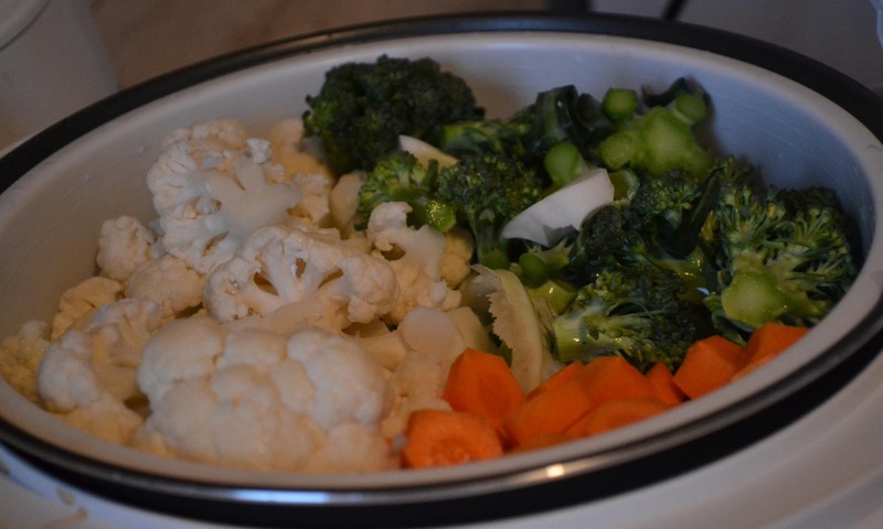 Рецепт осени 2014: Детское овощное пюре на пару