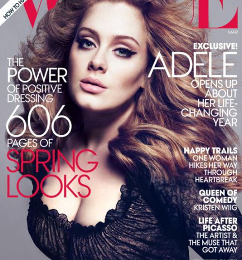 Адель на обложке Vogue