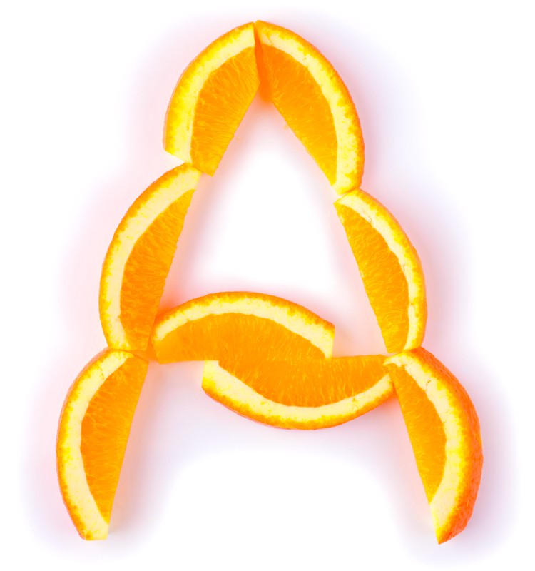 Буква А (оранжевая)