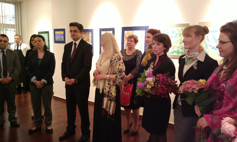 Выставка Эбру в Турецком посольстве