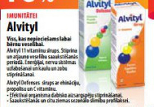 Витамины Alvityl в аптеках Euro дешевле