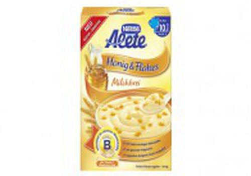 Кашка Nestle Alete с мёдом и хлопьями