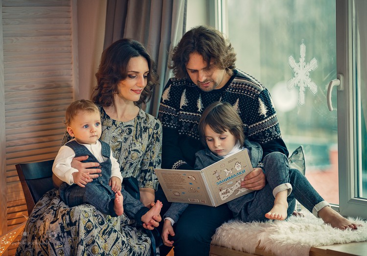 Рождественская фотосессия у Елены Чуйков. А вы верите в знаки?